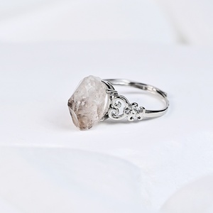 Бриллиантовое кольцо с натуральным драгоценным камнем - Product Image 3