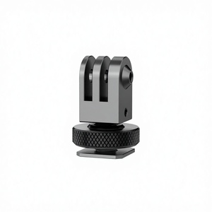 Adaptateur de fixation à griffe chaude en aluminium CNC pour GoPro Hero 13/12/11/10/9/8/7/6/5, DJI Osmo Action 5/4/3/2/1, AKASO, <span class=keywords><strong>Campark</strong></span> - Product Image 1