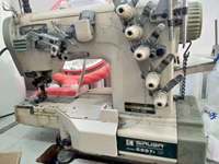 SIRUBA C007J de Taiwan, Machine à coudre automatique à trois aiguilles, Machine à coudre industrielle