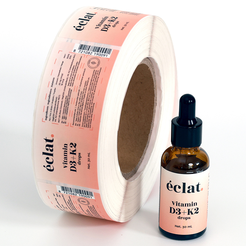 Packaging Labels Roll Food Adhesive Stickers Ketchup Label for Glass Jar Bottle Stickers Custom Shipping Packaging Labels