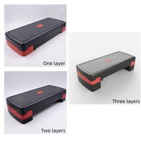 Plataforma de Ejercicio Aeróbico, Pedal de Gimnasio Ajustable, Plataforma de Equilibrio, Plataforma de Ejercicio para el Hogar