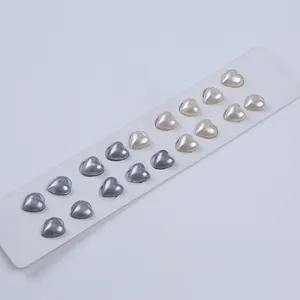 AAAA Natural Seawater Mabe Pearl 14-15mm Heart Shape Pearl