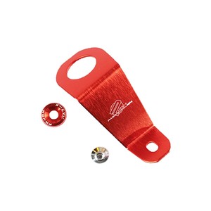 Passenger Radiator Mounting <b>Bracket</b> Aluminum Alloy Red For Honda Civic EG Retrofit Upgrade - Product Image 1