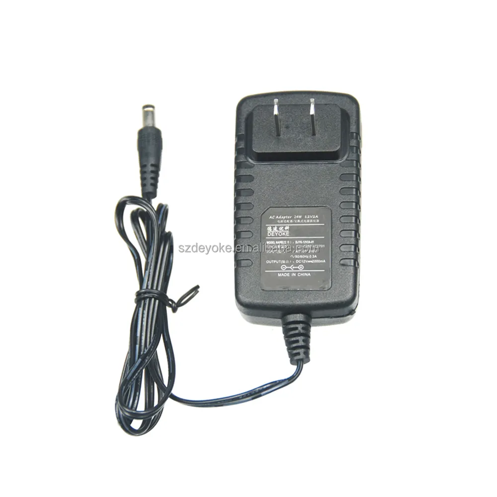 Mikro USB kamera monitörü ve tüm küçük ekipmanlar 03 için usb tip C veya güç kaynağı adaptörü ile 24W 12v 2a adaptörleri