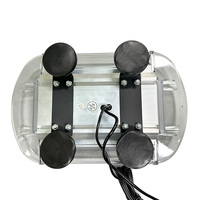 Barre lumineuse LED 3D jaune et blanche ADT, clignotante, double face, pour toit, avertissement d'urgence, lumière de signalisation