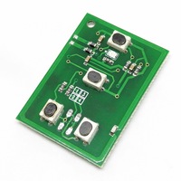 Llave Inteligente de Repuesto de 4 Botones, Negra, 433mhz, 315mhz, 80 Bits, Chip 4D63, Control Remoto para Auto, Entrada sin Llave, para Cerrajeros