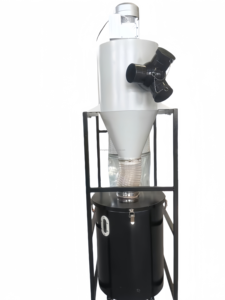 Colector de Polvo Ciclónico Portátil/Industrial, Limpiador de Polvo para Trabajos en Madera, 5 HP / 2.2kW, Frecuencia Variable, Diámetro de Turbina de 230MM, HEPA - Product Image 2