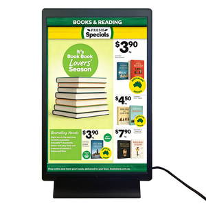 Máquina de Publicidad Vertical de 10.1'' con Pantalla LCD Inteligente ESL, Señalización de Precios con Funcionamiento 24/7 para Supermercados, <span class=keywords><strong>Tiendas</strong></span> Minoristas y <span class=keywords><strong>Tiendas</strong></span> de Conveniencia - Product Image 1