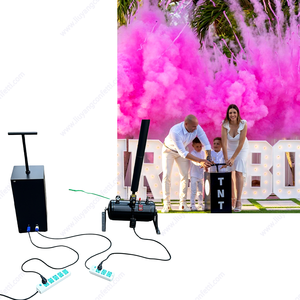 Confettis Streamer <span class=keywords><strong>Baby</strong></span> <span class=keywords><strong>Shower</strong></span> Machine Compresseur Air ou Co2 Blaster Couleur Fumée Poudre Canon Tnt Sexe Révéler Bombe - Product Image 6