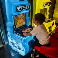 Petite machine de jeu d'arcade vidéo pour enfants, à monnayeur, avec jeux de course, de tir et de moto