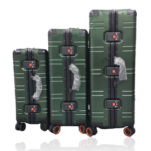 全アルミニウム-マグネシウム合金旅行スーツケースフレームピュアメタルポータブルユニバーサルホイールTsaパスワード荷物360ホイール - Product Image 2