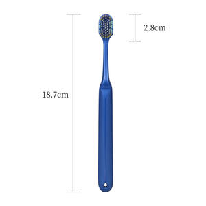 Brosse à dents personnalisable à tête large, poils souples, 15 mm, 52 trous, nettoyage en profondeur, usage adulte, nylon, pour la maison - Product Image 4