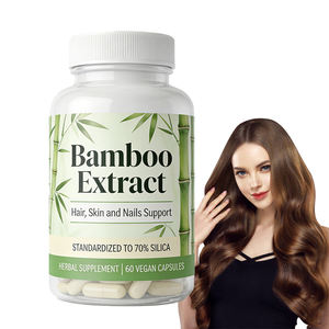 Capsules d'extrait <span class=keywords><strong>de</strong></span> <span class=keywords><strong>bambou</strong></span> biologique <span class=keywords><strong>de</strong></span> haute qualité OEM pour la santé des os et des articulations - Product Image 1