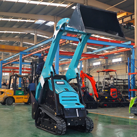 Mini-chargeuse compacte sur chenilles 25 CV avec moteur diesel Kubota, vente directe usine, haute qualité, vente en gros