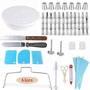<span class=keywords><strong>Kit</strong></span> <span class=keywords><strong>de</strong></span> decoración <span class=keywords><strong>de</strong></span> <span class=keywords><strong>pasteles</strong></span>, 243 Uds., decoración <span class=keywords><strong>de</strong></span> <span class=keywords><strong>pasteles</strong></span>, herramientas <span class=keywords><strong>para</strong></span> la boca, Base antideslizante, plato giratorio, guía <span class=keywords><strong>de</strong></span> <span class=keywords><strong>pasteles</strong></span> <span class=keywords><strong>para</strong></span> principiantes - Product Image 3