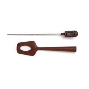 <span class=keywords><strong>Thermomètre</strong></span> numérique en silicone/nylon de qualité alimentaire <span class=keywords><strong>pour</strong></span> chocolat, crèmes, sauces, confitures et sirops - Product Image 1