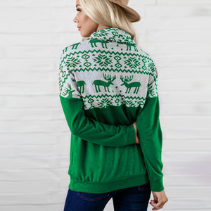 Winter Outerwear Turtleneck <strong>Sweatshirts</strong> Fitspi <strong>Ladies</strong> Elk Long <strong>Sweatshirt</strong> With <strong>Christmas</strong> Hoodies <strong>For</strong> Comfort And - Product Image 6