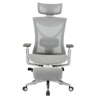 Chaises de bureau de direction ergonomiques de luxe modernes en maille pivotantes avec logo personnalisé