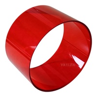 Ensembles de grosse caisse de taille réelle personnalisés en usine Youyizuo Tube acrylique coloré coquille de tambour support en verre Plexi pied de sol Tom caisse claire ensemble