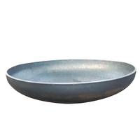 Capuchon d'extrémité de tuyau en acier au carbone 1/2 "-12" SCH10/10S SCH20 SCH30 SCH40/40S, capuchon dôme en acier, surface peinte en noir