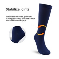 Chaussettes de compression tricotées professionnelles ODM pour hommes et femmes, idéales pour le fitness, la course à pied et le cyclisme en extérieur
