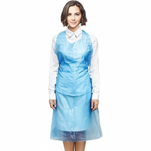 Stivaletti monouso in polipropilene da 16 \ "X 6 \" 2000 stivali neri che coprono protezioni per scarpe di sicurezza a prova di schizzi - Product Image 1