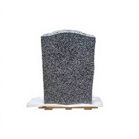 Monuments en granit gris acier, monuments commémoratifs traditionnels pour l'extérieur, pierres tombales pour cimetière