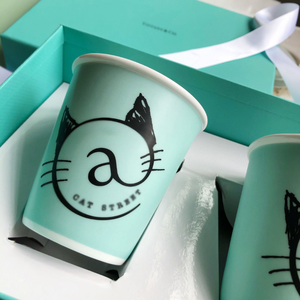 T Blue Mugs Set Bone China Brand Ceramic Coffee Cup Couple Cups with <b>Gift</b> <b>Box</b> - Product Image 4