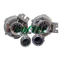 Boîtier de Turbocompresseur Stage 2 Amélioré + CHRA pour BMW 550i 650i N63TU 4.4 821613 11657646093 7646093 11657605047 7605047 11657577018
