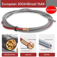 Conduit d'alimentation en fil pour pistolet de soudage MIG MAG, compatible avec les modèles 200A, 350A, 500A et 15AK