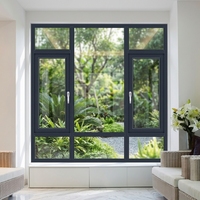 Ventanas de Aluminio con Aislamiento Acústico Integrado, Puertas y Ventanas de Aluminio, Sistema de Ventanas Corredizas de Aluminio