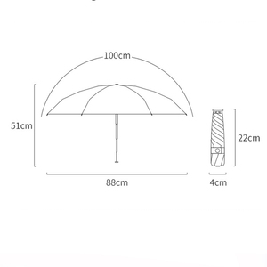 <span class=keywords><strong>Mini</strong></span> <span class=keywords><strong>parapluie</strong></span> ultraléger et léger, couleur unie, 4 plis, pour femmes, fille, crayon Portable, soleil et pluie, <span class=keywords><strong>parapluie</strong></span> en vinyle - Product Image 6