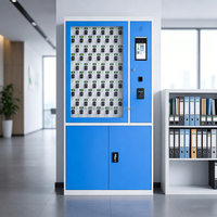 Armoire à clés intelligente à reconnaissance faciale pour les entreprises, accès autonome et enregistrement à distance, casier de stockage de clés