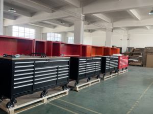 Banco da Lavoro Mobile da 72 Pollici con Piano in Legno, Cassettiera Portautensili da Garage a 18 Cassetti, Grande Armadio per Attrezzi con Cassetti - Product Image 6