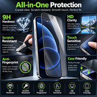 Film de protection d'écran anti-espion 9H à couverture intégrale pour iPhone Duo X XS 11 12 13 14 15 16 17 E 18 Pro Max, verre trempé pour la confidentialité