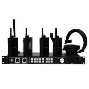 8-kanal intercom radio kommunikation wireless-call-system mit tally licht