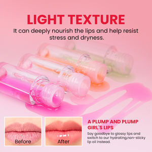 Aceite Labial Humectante al por Mayor, Textura Ligera No Pegajosa, <span class=keywords><strong>Labios</strong></span> Voluminosos, Brillo Labial con Color, Productos de Maquillaje - Product Image 4