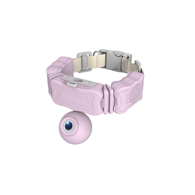 C05 Gen 2 Smart Pet Collar GSM 2K-pixel Anti-shake Live-streaming Recording Bark-stop Function 4G + Wi-Fi GPS IP66 Waterproof