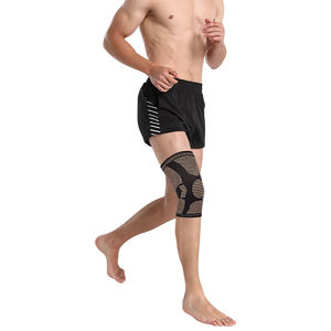 Genouillère en silicone antidérapante avec lettres, réglable, élastique, respirante, unisexe, pour la gym, le sport, le fitness, l'entraînement et la sécurité - Product Image 4