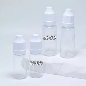 Portable 10ml 20ml 30ml <b>Plastic</b> Dropper Bottle for Cosmetic Essential Oil - Product Image 1