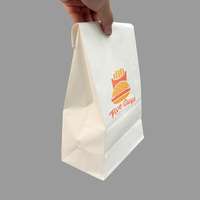 Sacs en papier SOS blanc Kraft de pharmacie de compteur de maladie médicale de logo personnalisé pour la médecine sacs en papier de papier de fond carré sans poignées