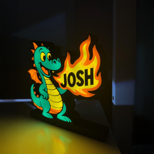 Caja de Luz LED con Forma Personalizada para Decoración de Habitación Infantil con Grabado de Nombre Personalizado - Product Image 2