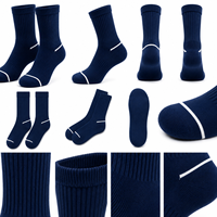 Chaussettes de tennis en coton, polyester et élasthanne, avec soutien de la voûte plantaire, compression, respirantes, anti-ampoules, évacuant l'humidité, livraison gratuite