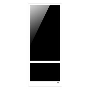 Pantalla LCD de Señalización Digital para Elevador, de 21.5+11.6 Pulgadas, Independiente, para Publicidad (Color Blanco) - Product Image 1
