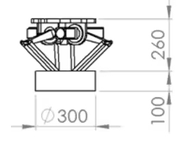 หุ่นยนต์ขนาน 3 แกนที่ดีที่สุด แขนหุ่นยนต์แบบแมงมุม อุปกรณ์ป้อนแบบยืดหยุ่น เครื่องหยิบและวาง หุ่นยนต์อุตสาหกรรม - Product Image 2