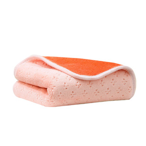 Toalla de Coral Chuhui, Gruesa, Absorbente, de Secado Rápido, para Baño, para Adultos, de Microfibra, Rectangular, de Color Sólido, para Uso Doméstico - Product Image 4