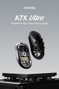 MCHOSE A7X Ultra Magnesium Wireless <b>Mouse</b> Gaming PAW3950TI Right-Handed LED Backlit 2.4Ghz 6 Buttons Lightweight Unique Style - Product Image 3