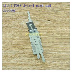 Lishi FO38 Alüminyum Alaşımlı S-Oluklu Elektrikli Kontrol Kilidi Kapı Kilidi için 2'si 1 Arada Profesyonel Çilingir Aleti - Product Image 2