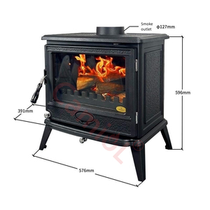 Ecologisch verantwoorde gietijzeren houtkachel antieke houtkachels houtkachel haard - Product Image 5