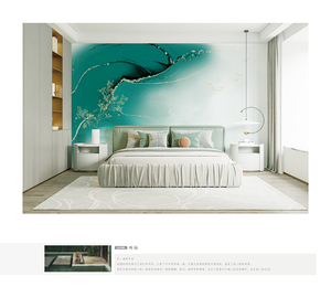 Carta da Parati Murale Personalizzata di Lusso con Rilievo Marino, Impermeabile, Stampa Moderna per Decorazione Casa e <span class=keywords><strong>Palestra</strong></span> - Product Image 1